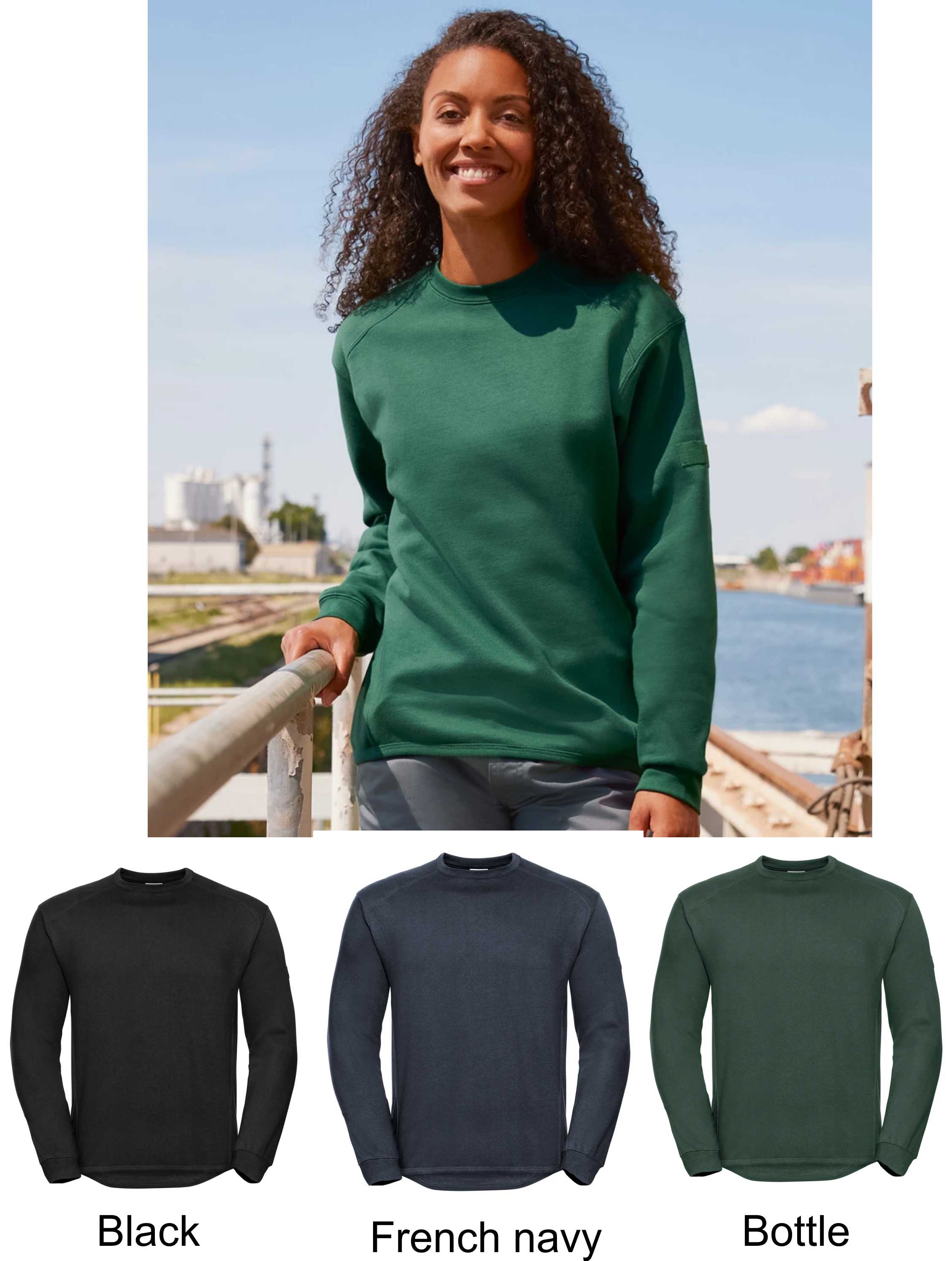 Russells 013M Workwear Crew Neck Sweatshirt