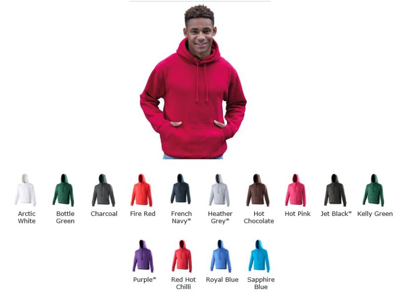 Just Hoodies JH020 Street Hoodie