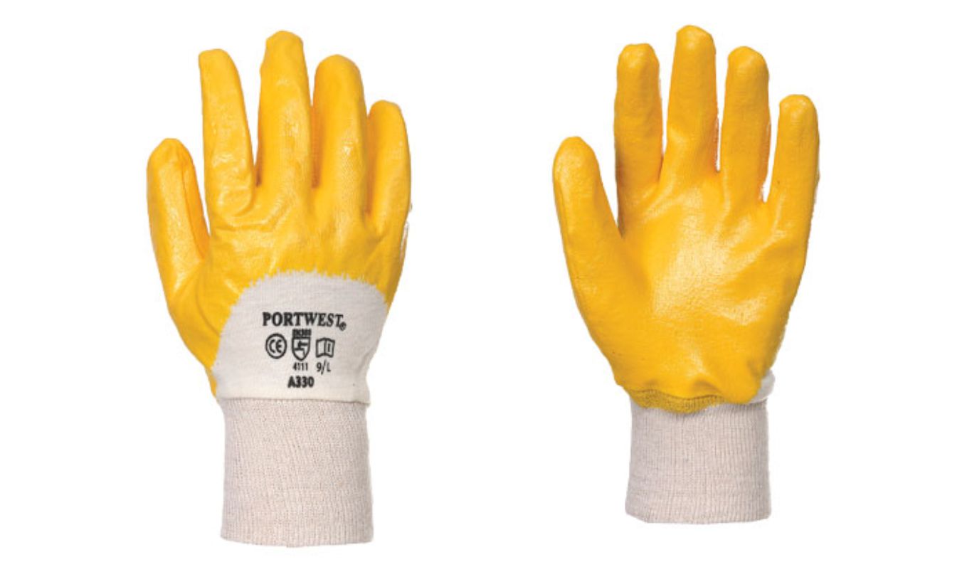 A330 Nitrile Light Knitwrist Glove  A330 Nitrile Light Knitwrist Glove