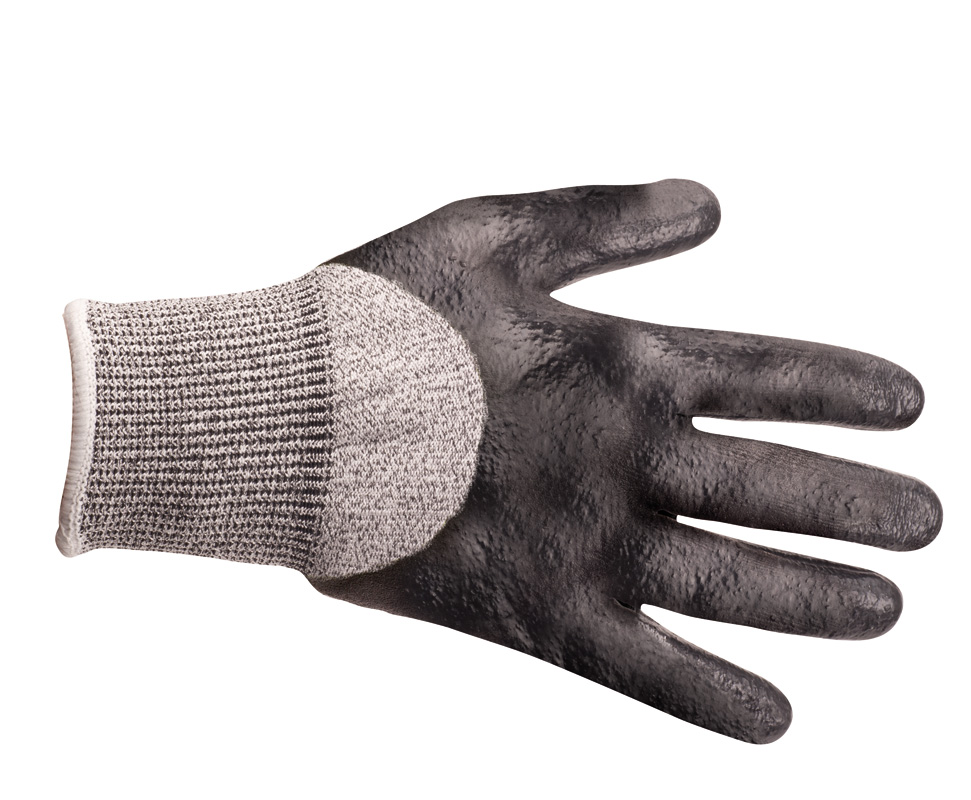 A621 Cut 5 3/4 Nitrile Foam Glove - Click Image to Close