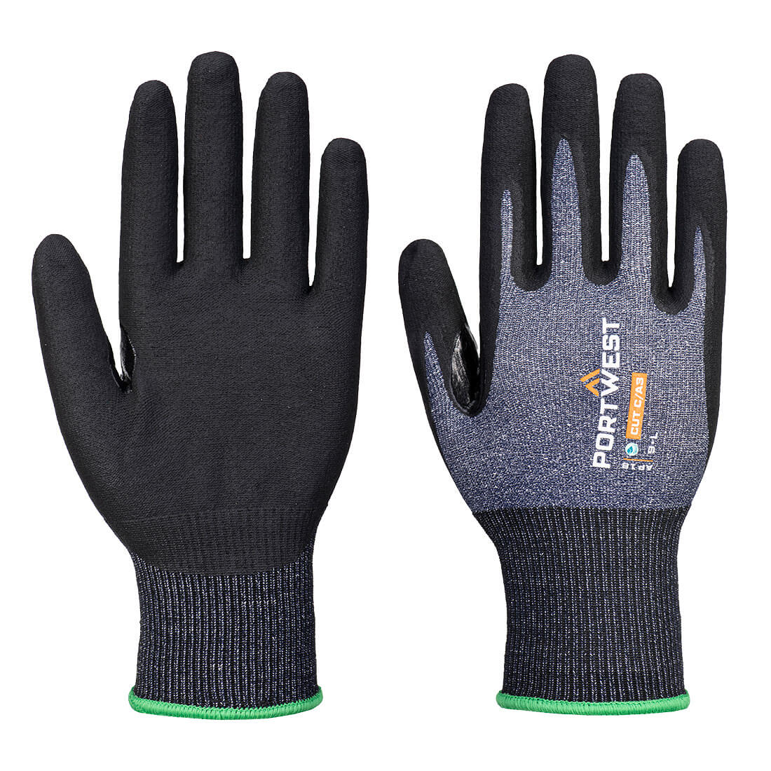Portwest AP18 - SG Cut C15 Eco Nitrile Glove (Pk12) - Click Image to Close