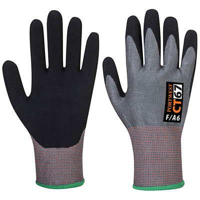 CT67 Portwest CT AHR Nitrile Foam Glove  CT67 Portwest CT AHR Nitrile Foam Glove