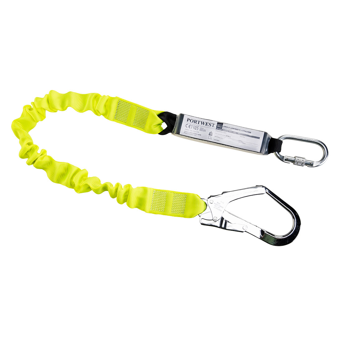 Portwest FP53 - Single Elasticated 1.8m Lanyard With Shock Absor  Portwest FP53 - Single Elasticated 1.8m Lanyard With Shock Absor