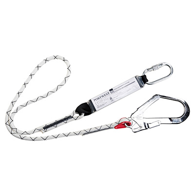 FP56 Portwest Single Kernmantle Lanyard With Shock Absorber - Click Image to Close