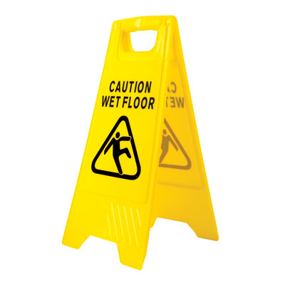 HV21 Portwest Euro Wet Floor Warning Sign