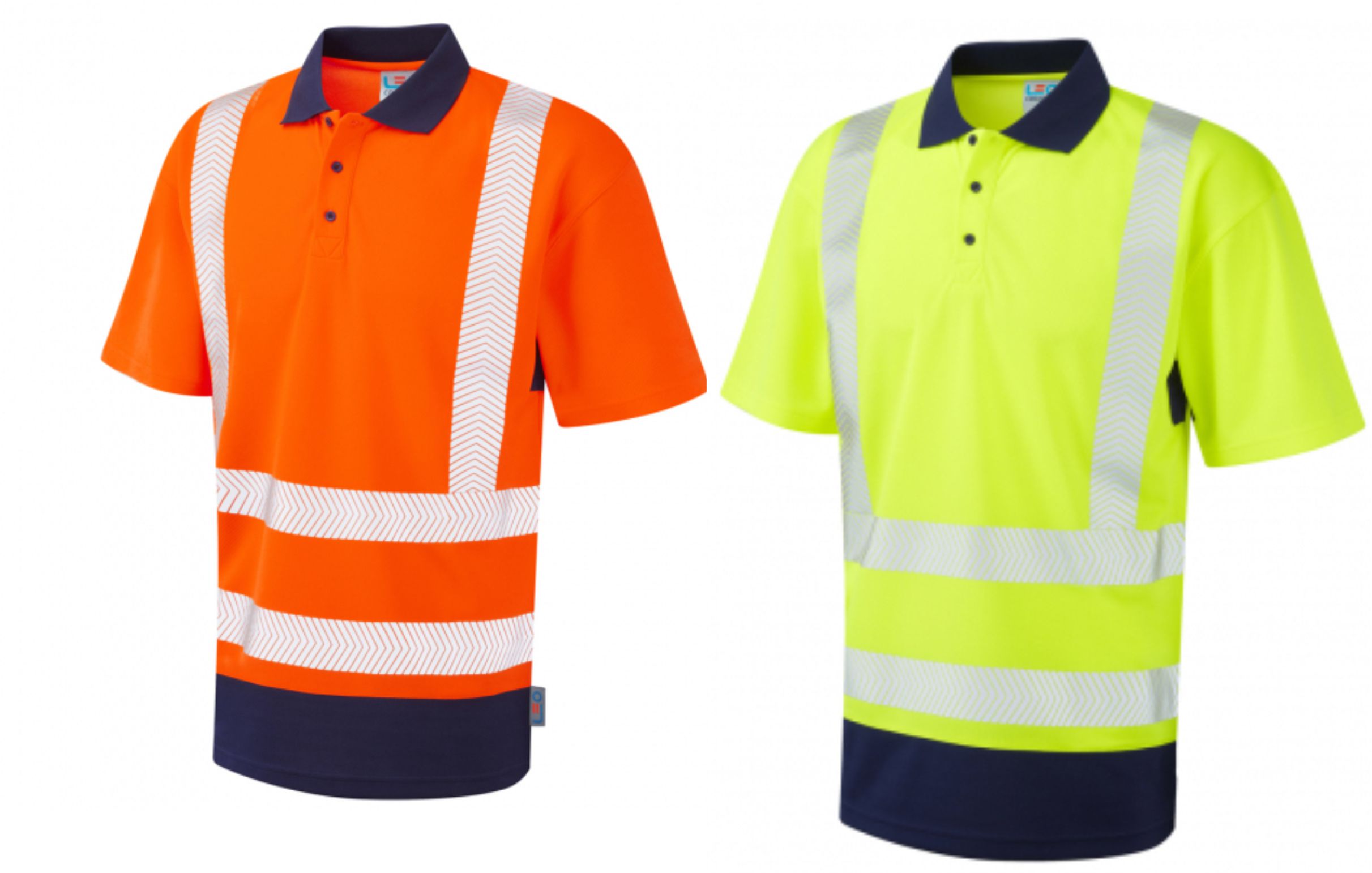 Leo Mortehoe ISO 20471 Class 2 Dual Colour Coolviz Plus Polo Shi  Leo Mortehoe ISO 20471 Class 2 Dual Colour Coolviz Plus Polo Shi