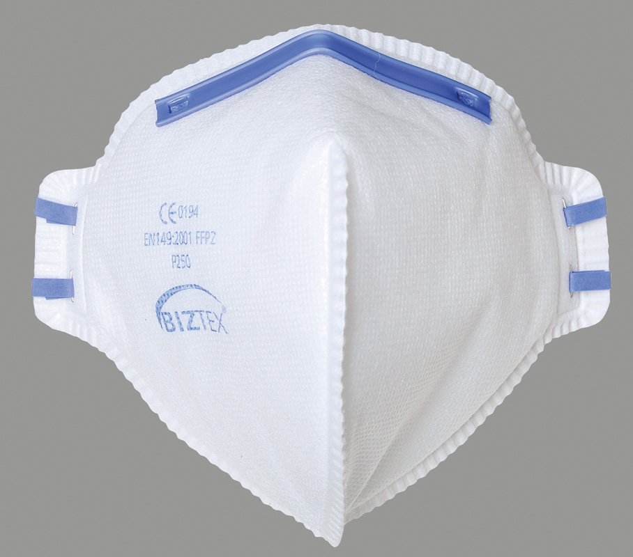 P250 FFP2 Dust mist fold flat respirator  P250 FFP2 Dust mist fold flat respirator