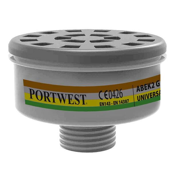 P926 Portwest ABEK2 Gas Filter universal thread