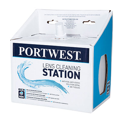 PA02 Portwest Lens Cleaning Station - Click Image to Close