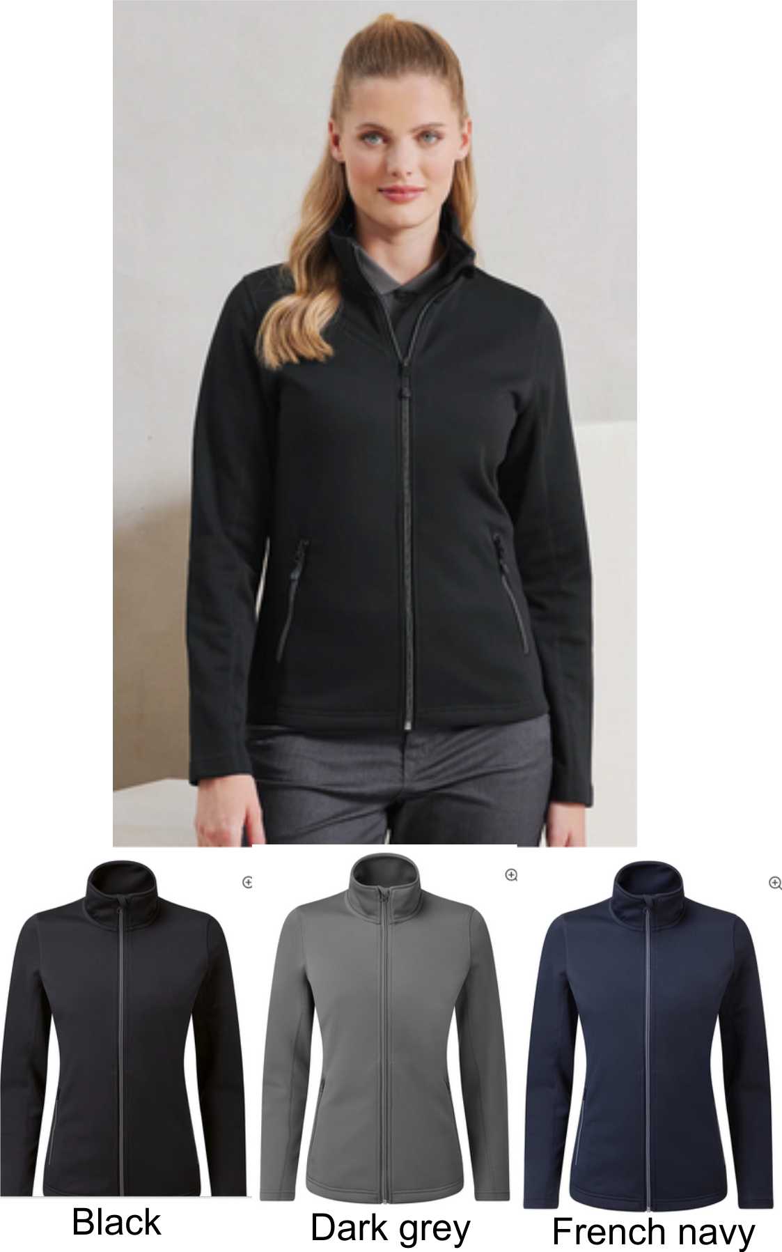PR809 Premier Ladies Spun Dyed Sustanable Zip Sweat