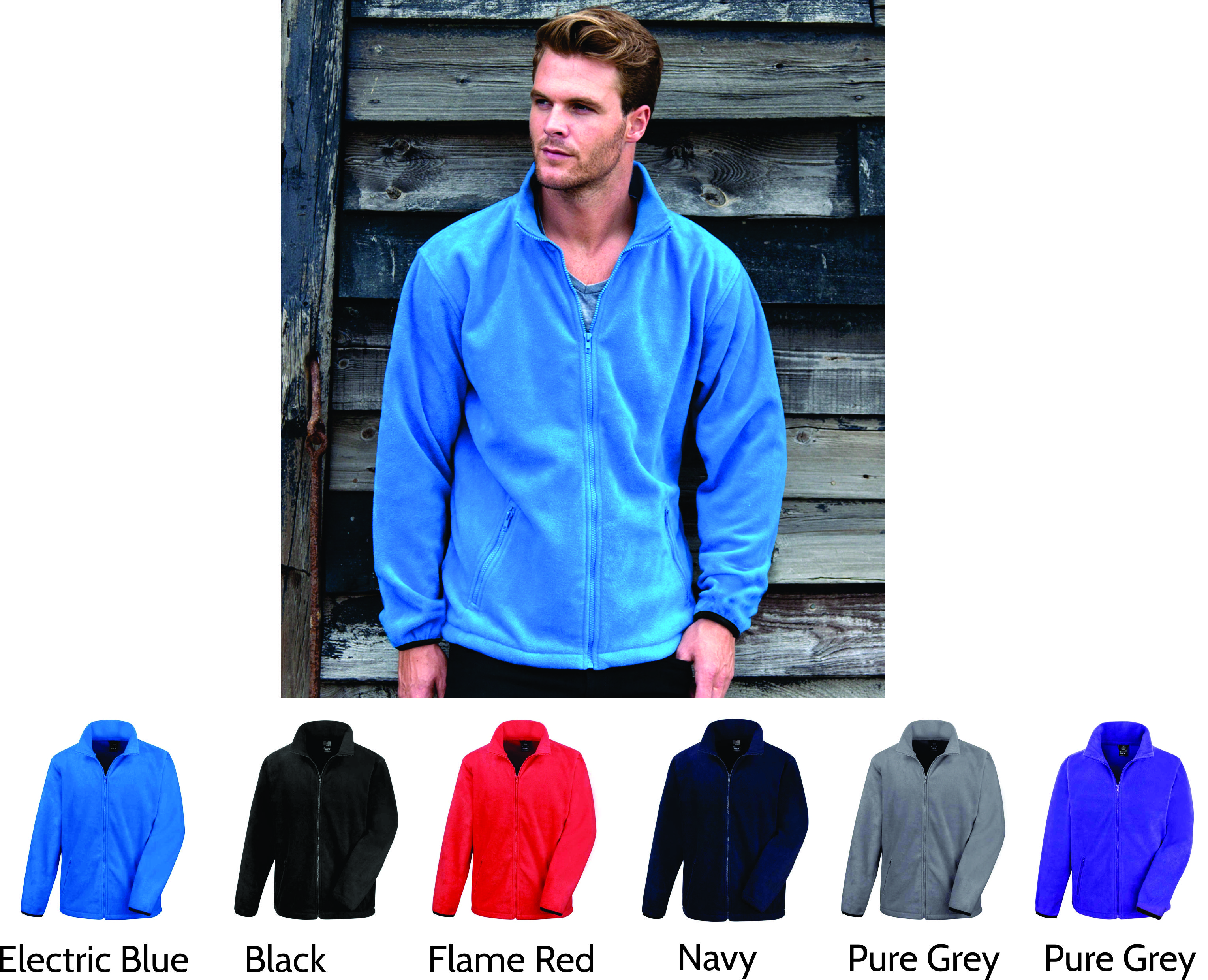 Result RS220M Core Fashion Fit Outdoor Fleece  Result RS220M Core Fashion Fit Outdoor Fleece