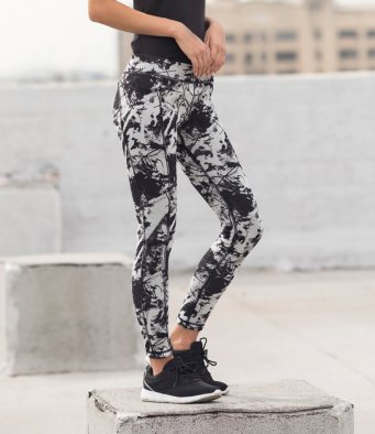 SF SK424 Ladies Reversible Work-Out Leggings - Click Image to Close