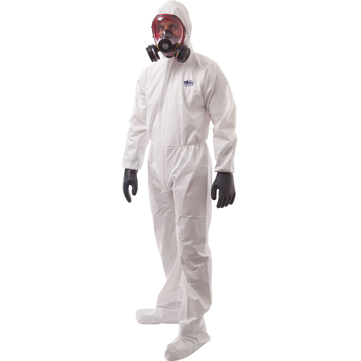 ST41 BizTex Microporous Coverall with Boot covers Type 6/5  ST41 BizTex Microporous Coverall with Boot covers Type 6/5