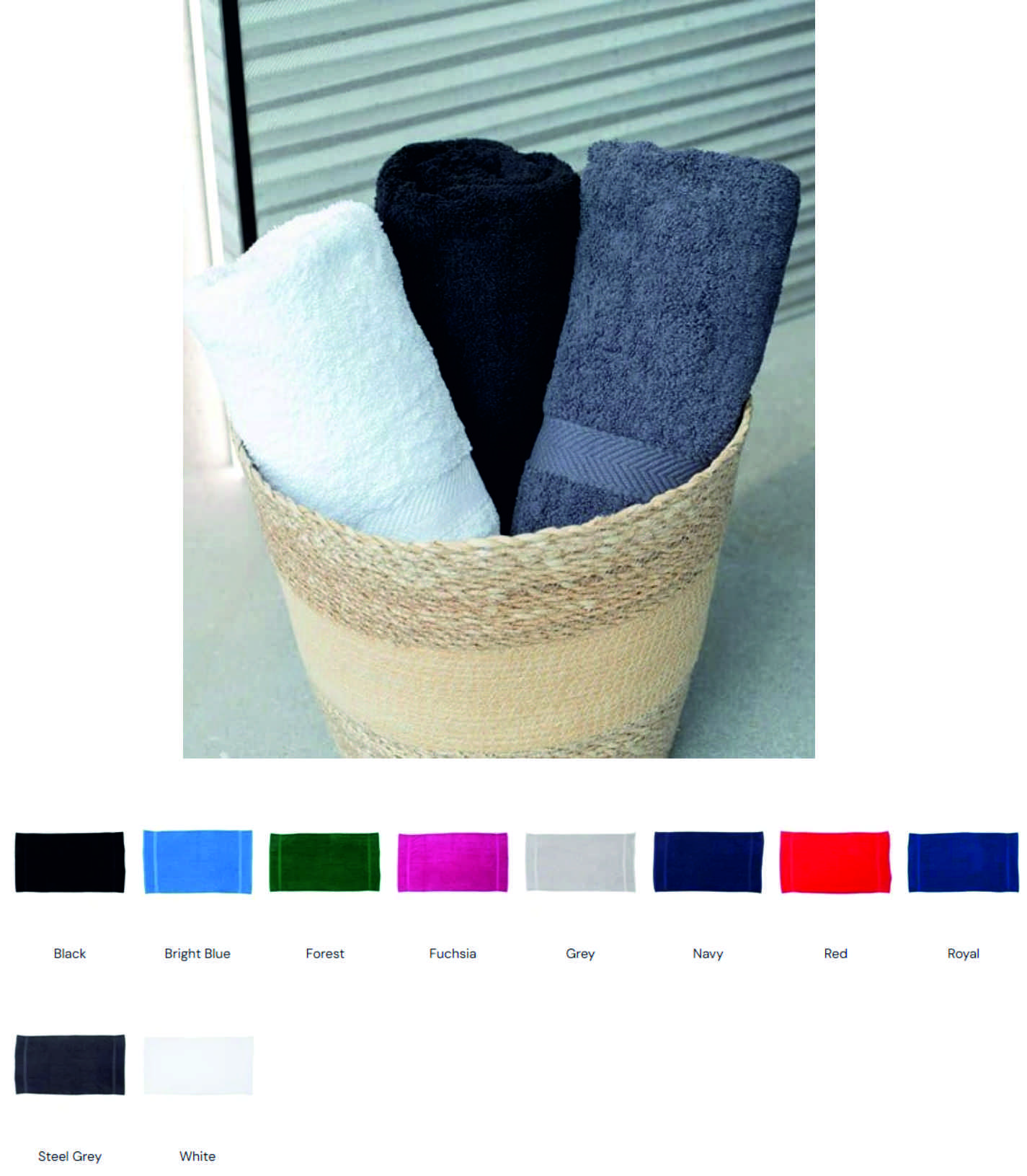 Towel City TC04 Bath Towel  Towel City TC04 Bath Towel