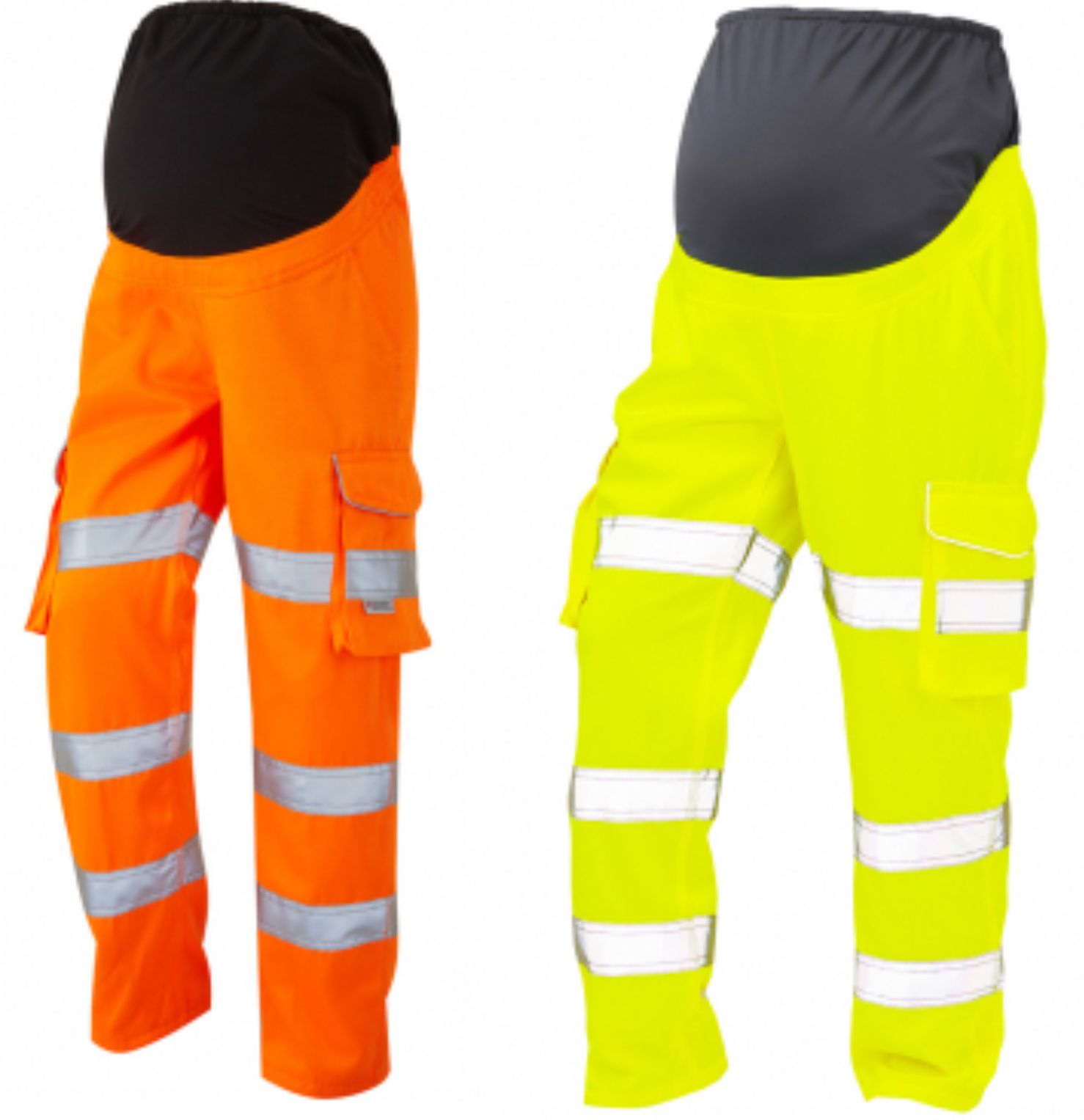 Leo Verity  ISO 20471 Class 2 Poly/Cotton Women's Maternity Carg  Leo Verity  ISO 20471 Class 2 Poly/Cotton Women's Maternity Carg