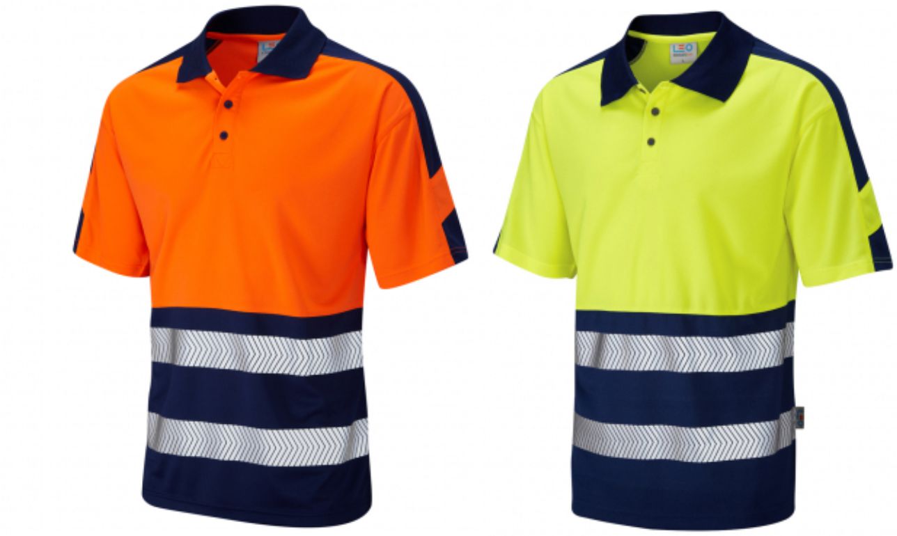 Leo Watersmeet ISO 20471 Class 1 Dual Colour Coolviz Plus Polo S  Leo Watersmeet ISO 20471 Class 1 Dual Colour Coolviz Plus Polo S
