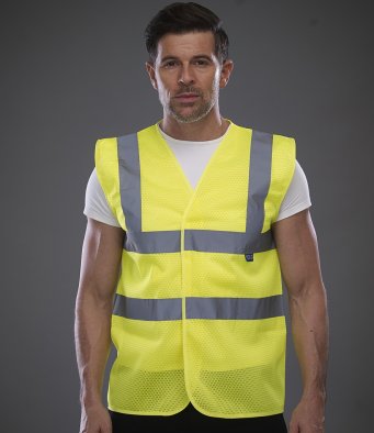 Yoko YK104 Top Cool Open Mesh Waistcoat  Yoko YK104 Top Cool Open Mesh Waistcoat