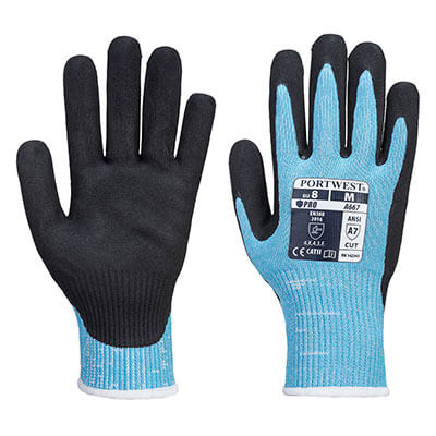 A667 Portwest  Claymore AHR Cut Glove - Click Image to Close