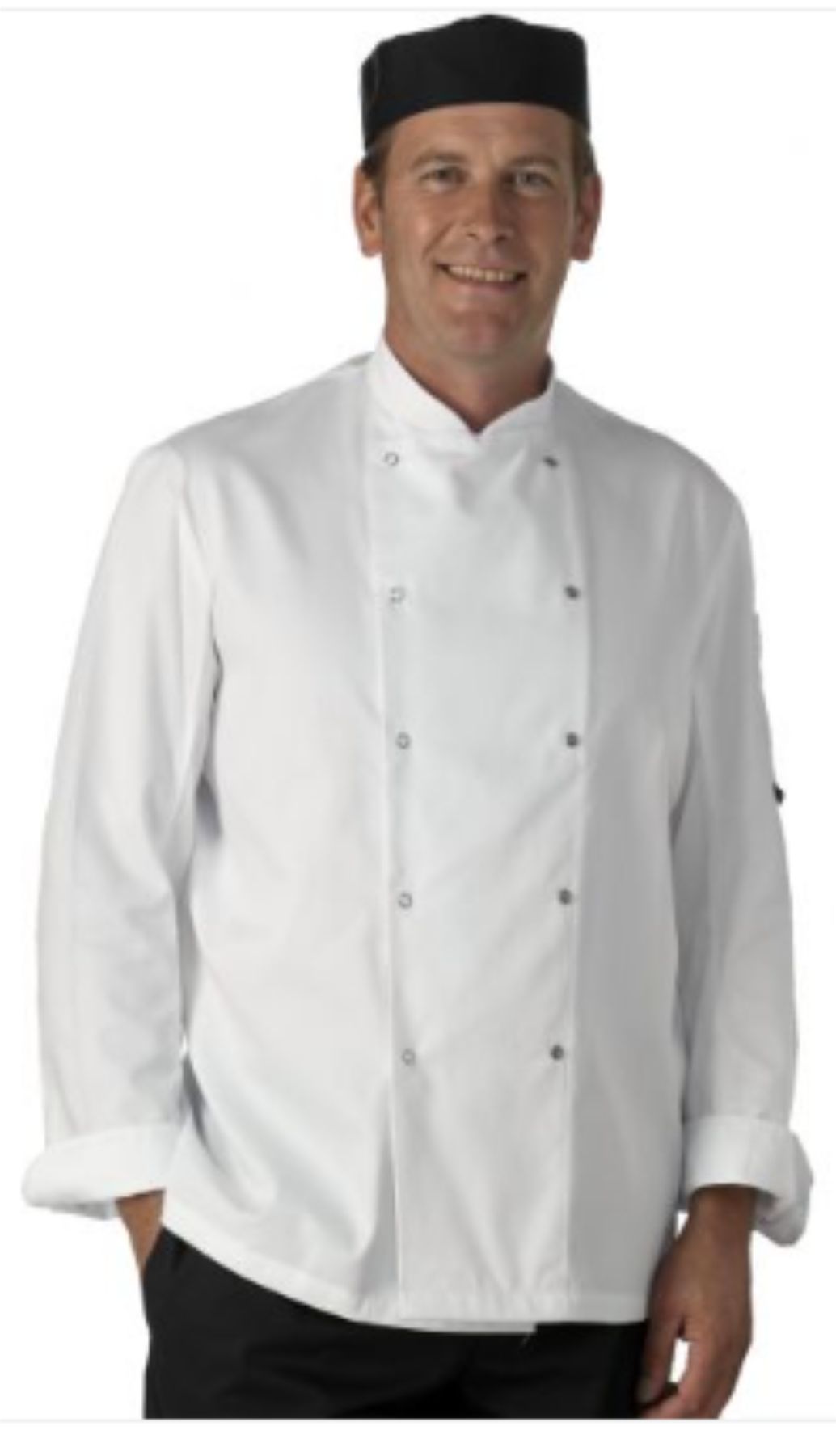 DD08 Dennys Best Selling Long Sleeve Chefs Jacket