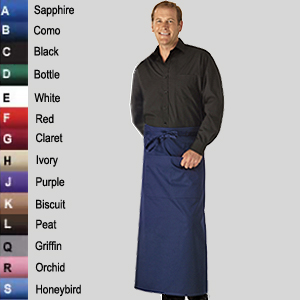 DP71 Bistro Apron With Side Pocket  DP71 Bistro Apron With Side Pocket