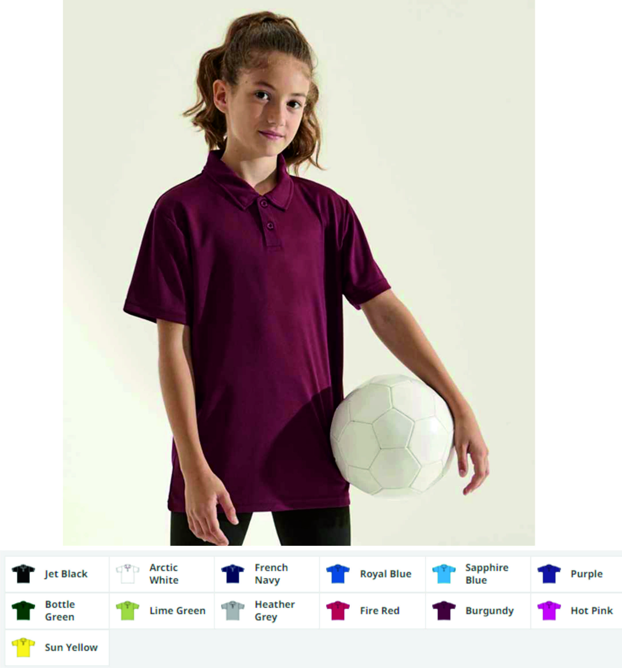 AWD JC040b Kid's Cool polo  AWD JC040b Kid's Cool polo
