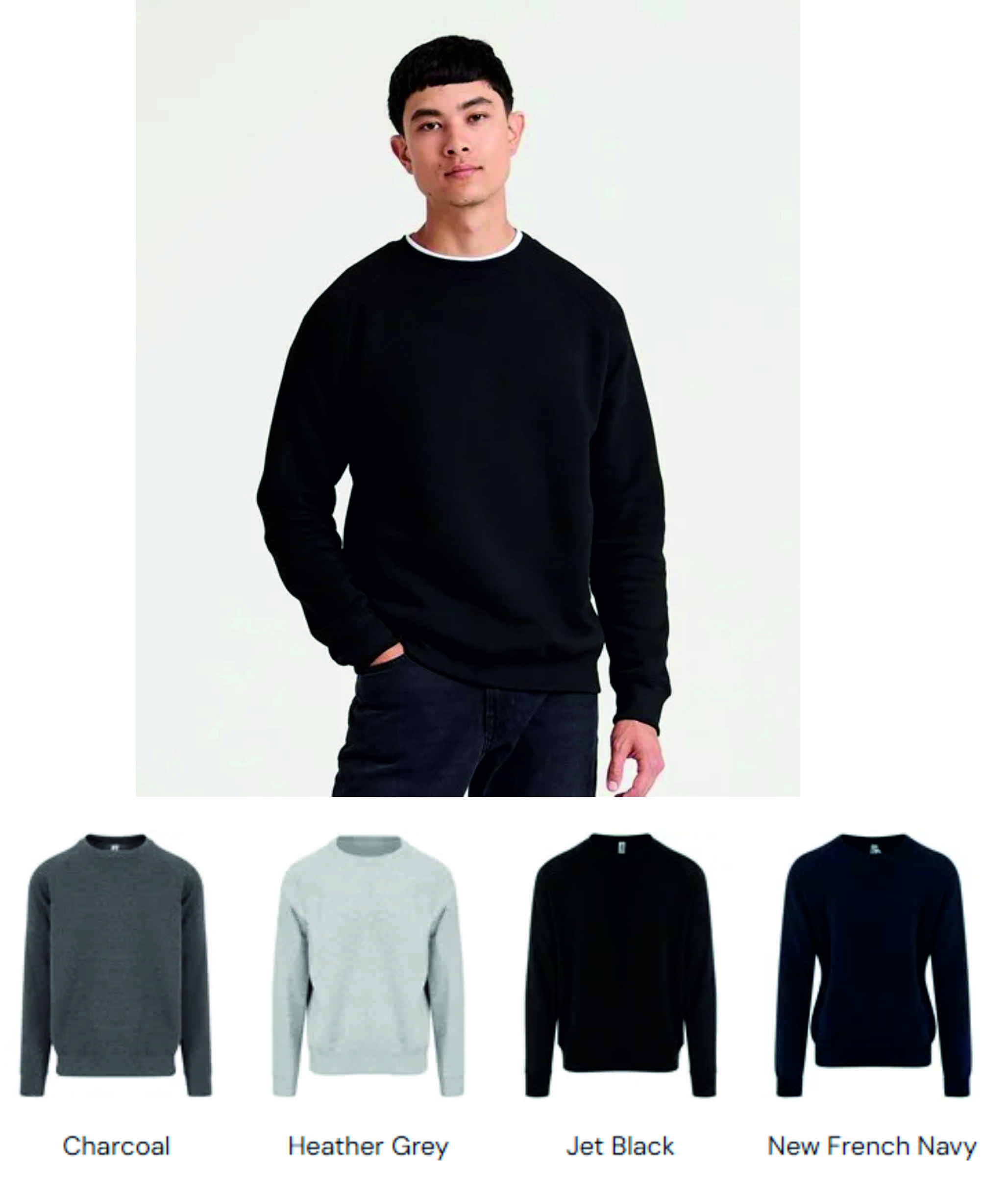 AWD JH130 Graduate Heavyweight Sweatshirt  AWD JH130 Graduate Heavyweight Sweatshirt