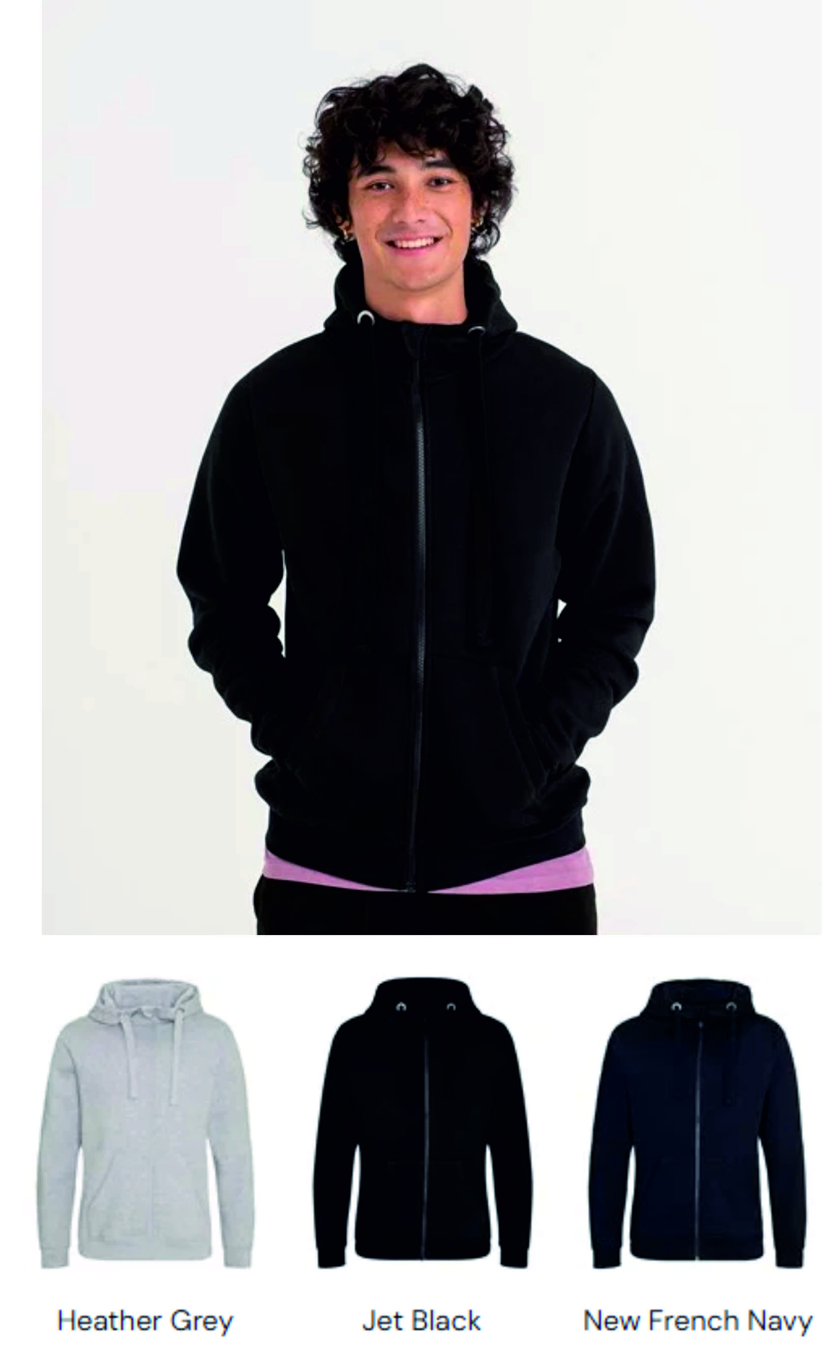 JH150 AWD Graduate Heavyweight Zoodie  JH150 AWD Graduate Heavyweight Zoodie