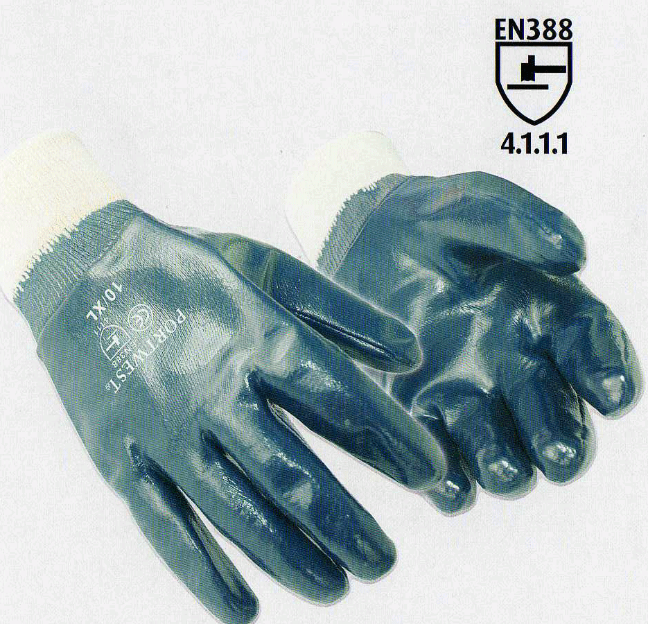 A300 Knitwrist Nitrile Glove - Click Image to Close