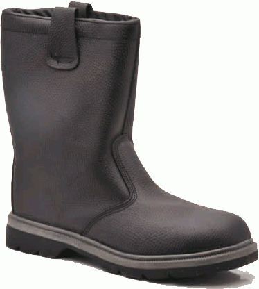 FW12 Black Rigger Boots - Click Image to Close