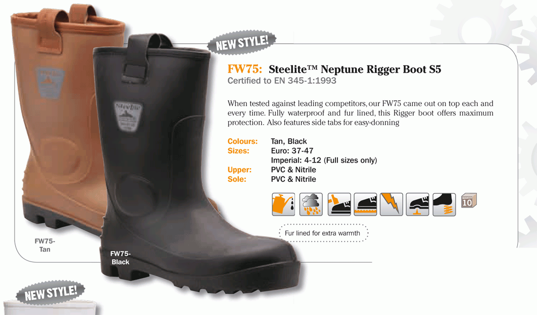 FW75 Neptune Rigger Boot - Click Image to Close