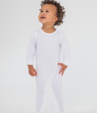 LW650T Larkwood Organic Baby Sleepsuit  LW650T Larkwood Organic Baby Sleepsuit