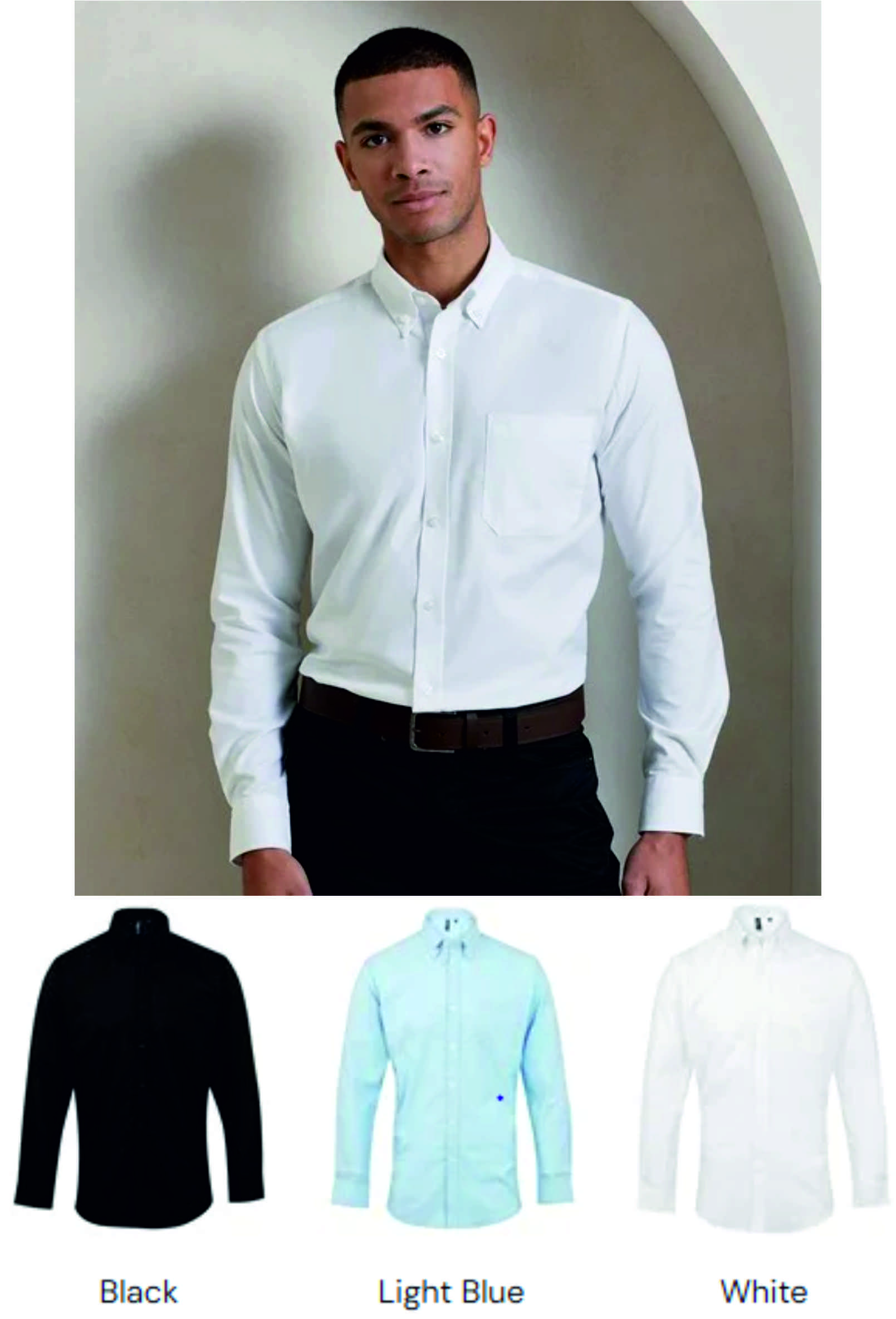 Premier PR234 Signature Long Sleeve Oxford Shirt  Premier PR234 Signature Long Sleeve Oxford Shirt