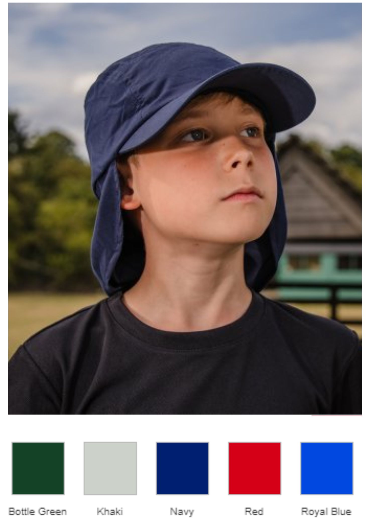Result RC069B Kid's Legionnaires Cap  Result RC069B Kid's Legionnaires Cap