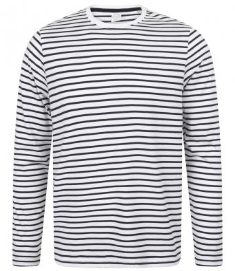 SF SF204 Unisex Long Sleeve Striped T-Shirt