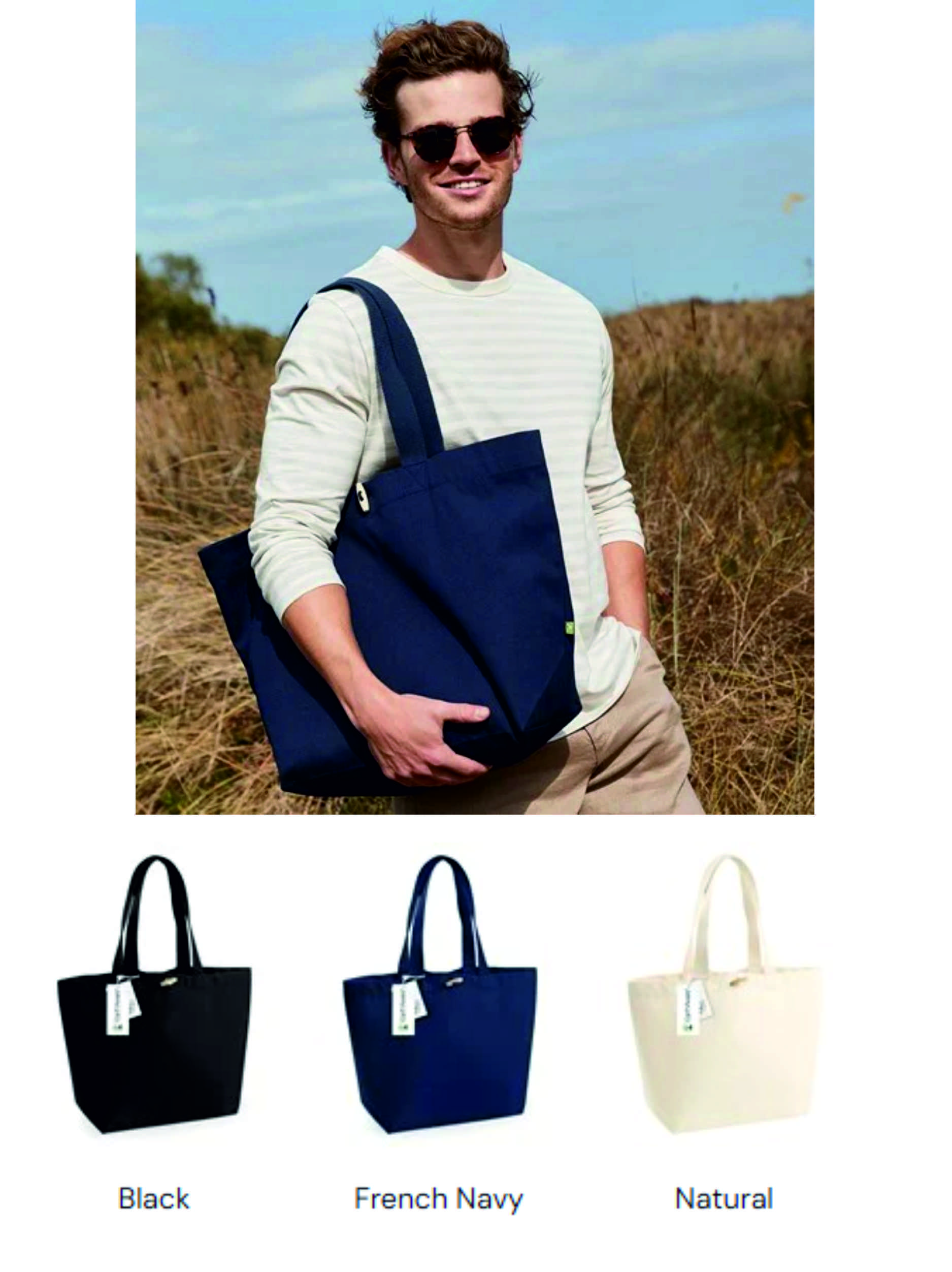 Westford Mill W850 Earthaware Organic Marina Bag  Westford Mill W850 Earthaware Organic Marina Bag